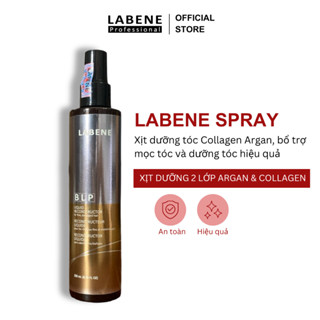 Xịt Dưỡng Tóc Argan Collagen Labene 2 lớp Chai 250ml Phục Hồi Hư Tổn, Cấp Ẩm Bổ Trợ Mọc Tóc LABENE