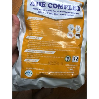 (1Kg) ADE B COMPLEX kích thích ăn nhiều Thuốc thú y