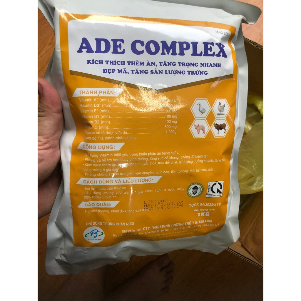(1Kg) ADE B COMPLEX kích thích ăn nhiều Thuốc thú y