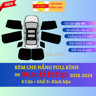 Rèm Che Nắng Chống UV Xe Suzuki Ertiga 2018- 2024 Hàng Loại 1 MR Ô TÔ - Rèm dày, nam châm - BH 2 năm