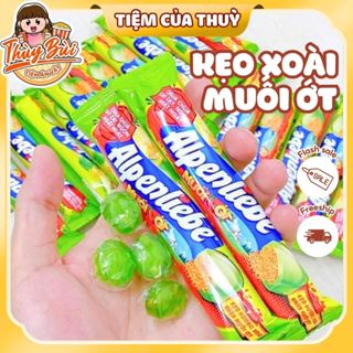 Kẹo Xoài Nhân Muối Ớt Alpenliebe, Kẹo Cứng, Kẹo Ngậm Vị Xoài Nhân Muối Ớt, đồ ăn vặt