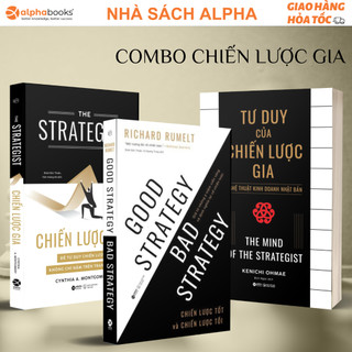 Lẻ/combo sách chiến lược gia: the strategist + chiến lược tốt và chiến lược tồi + tư duy của chiến lược gia