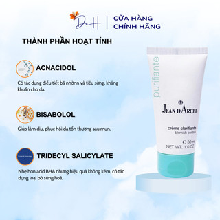 Kem giảm mụn Jean D' Arcel Blemish Control
