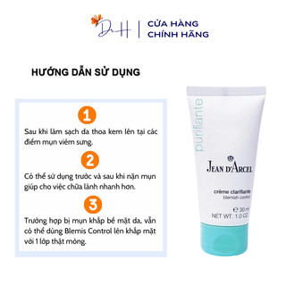 Kem giảm mụn Jean D' Arcel Blemish Control