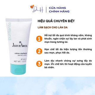 Kem giảm mụn Jean D' Arcel Blemish Control