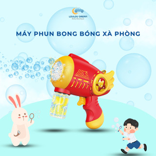 Đồ chơi máy thổi bong bóng, máy phun bong bóng xà phòng cho bé