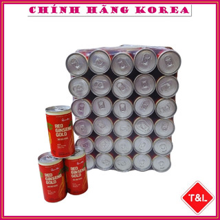 Nước uống hồng sâm lon hàn quốc, hộp 30 lon x 175ml