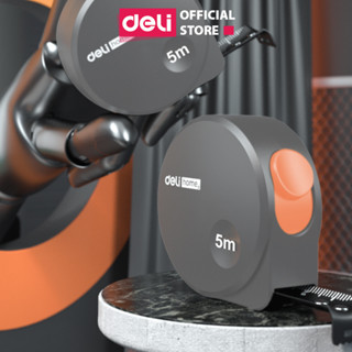 Thước Cuộn Thép Deli Đa Năng 3M/5M Thước Dây Thép Thông Minh Ứng Dụng Đo Đạc Nhà Cửa Công Trình Nhiều Màu Sắc