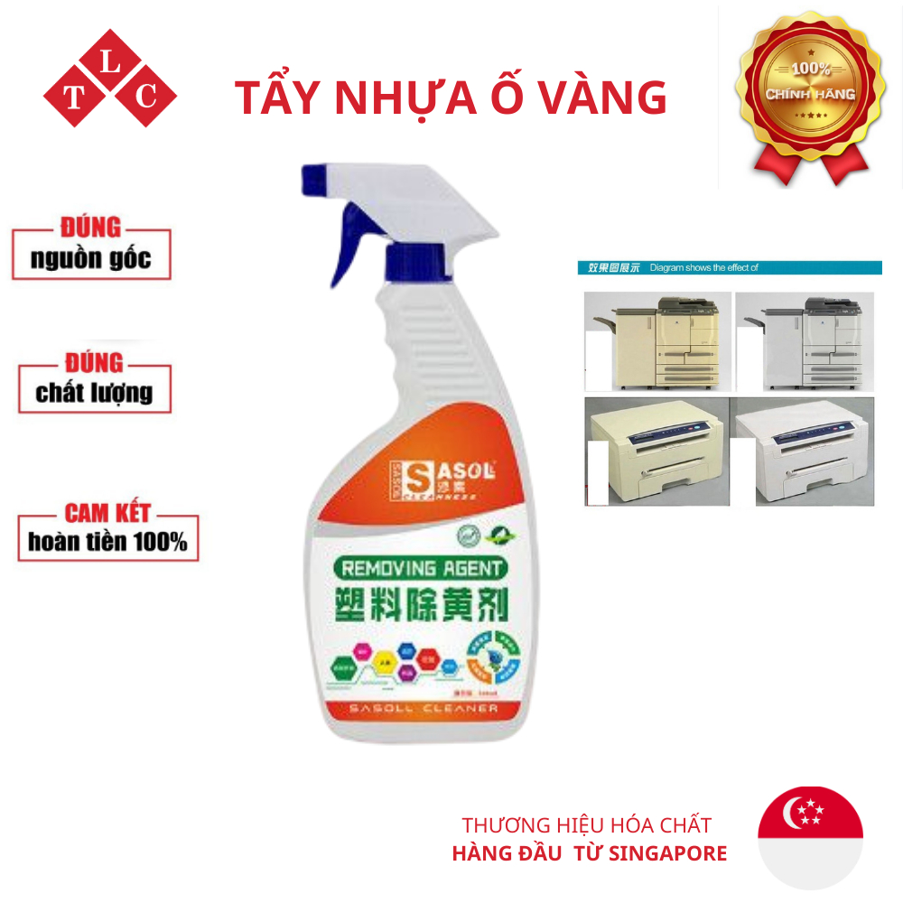 Chai tẩy nhựa ố vàng - Sticker Remove - 500ml/chai - Hàng chính hãng Sasol