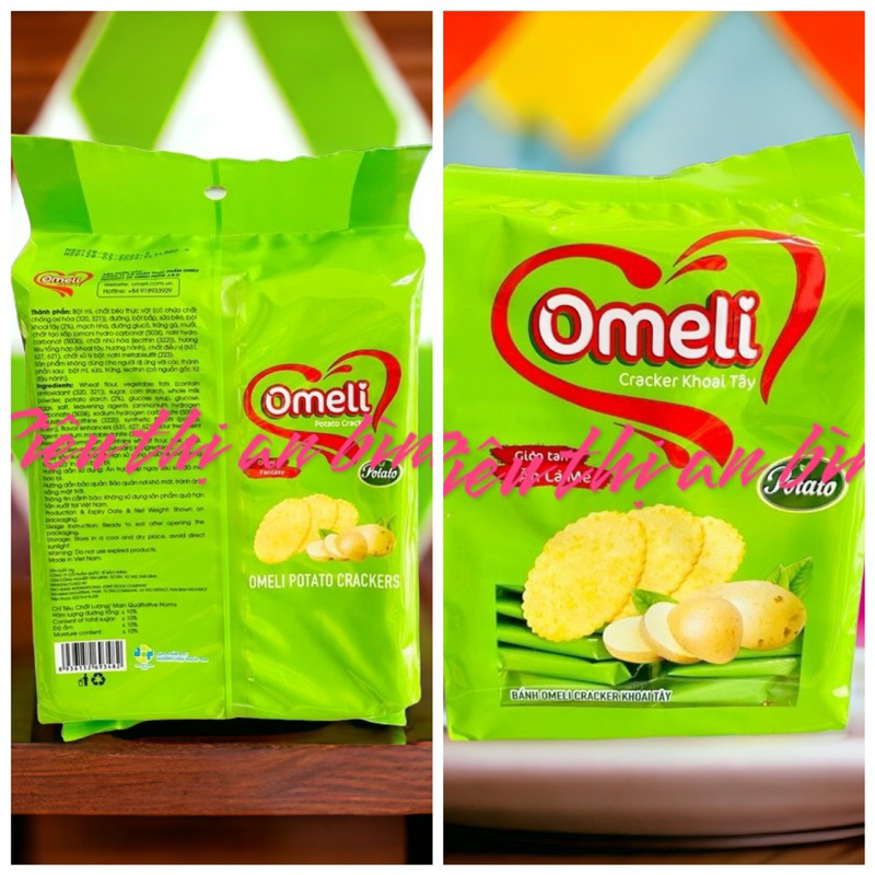 Bánh Omeli Cracker Túi 300g