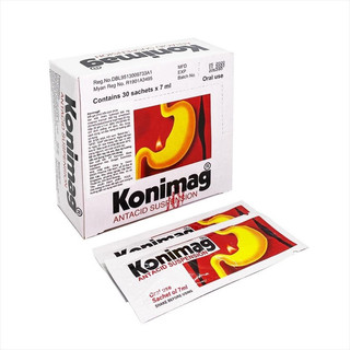 Gel uống Konimag bảo vệ dạ dày, trào ngược dạ dày thực quản hộp 30 gói