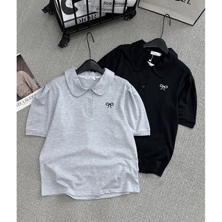 Bigsize (60kg-90kg) Áo Polo Thêu Nơ