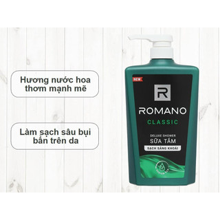Sữa tắm Romano Classic 650g