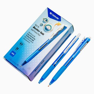 [MUA SỈ GIẢM 10%] Bút bi bấm Thiên Long TL-095 Laris, nét bút 0.5mm, mực xanh (1 Cây)