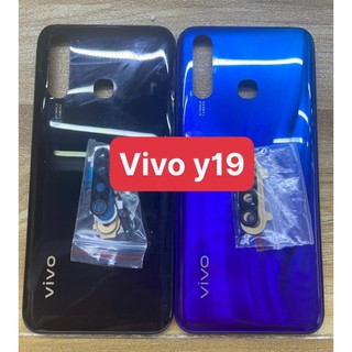 Lưng vỏ điện thoại vivo y19 có kèm kính camera+phím bấm