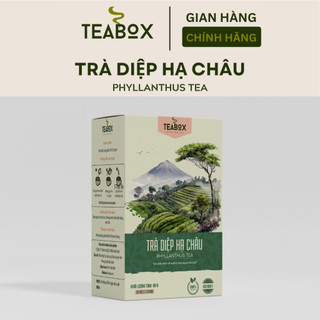  Trà Diệp Hạ Châu Giải Độc Gan, Tăng Cường Chức Năng Gan  | Hộp 30 túi lọc x 3g Teabox