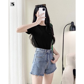 Áo thun nữ Twentyfive ngắn tay, cổ tròn, basic 5777