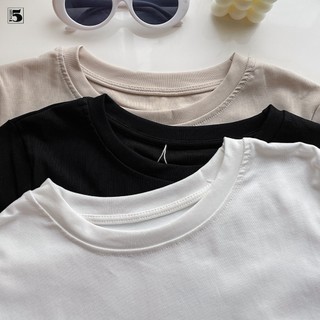 Áo thun nữ Twentyfive ngắn tay, cổ tròn, basic 5777
