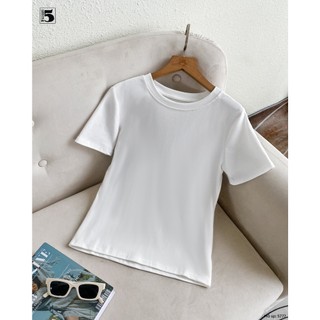 Áo thun nữ Twentyfive ngắn tay, cổ tròn, basic 5777