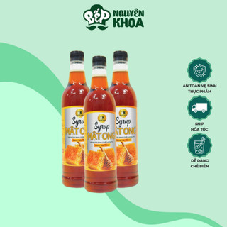 siro mật ong nguyên khoa chai 730ml tiện lợi- BẾP NGUYÊN KHOA