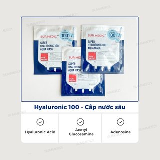 [HÀNG CÔNG TY TEM PHỤ] Mặt nạ giấy dưỡng da Sur.medic