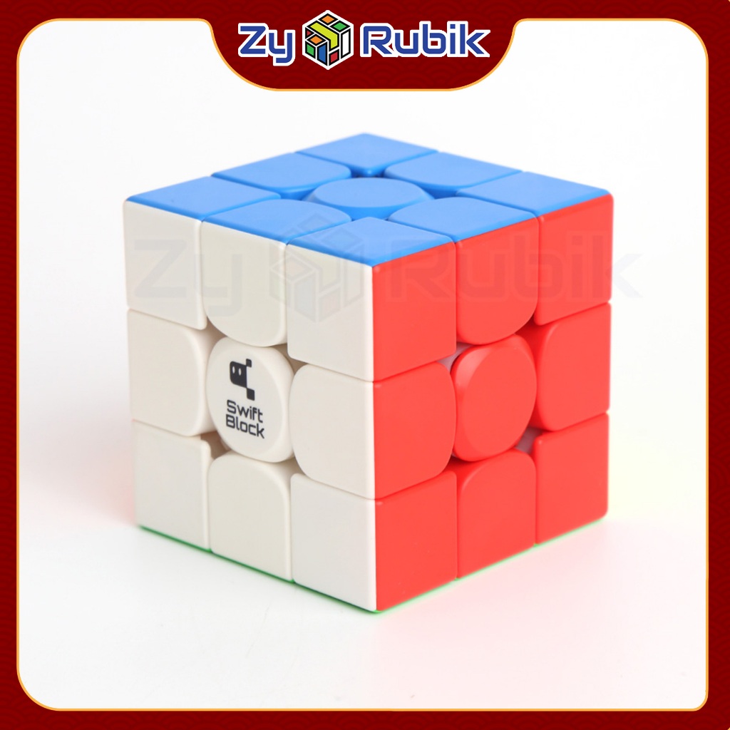 Combo Rubik 355s Gan Swift Block Stickerless Có Nam Châm- Đồ chơi Trí Tuệ- Zyo Rubik