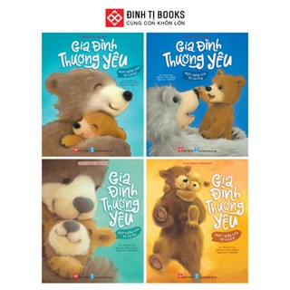 Sách - Gia đình thương yêu (4 tập) - Nuôi dưỡng tâm hồn và rèn luyện ngôn ngữ cho trẻ - Đinh Tị Books