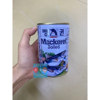 Cá thu đóng hộp penguin hàn quốc 400g / 펭귄) 고등어통조림 400g