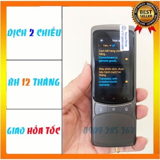 Máy phiên dịch Z3 có phát wifi, hỗ trợ sim 4G, dịch giọng nói, dịch ảnh..