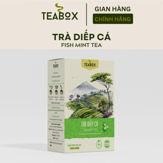  Trà Diếp Cá Thanh Nhiệt Giải Độc Tăng Cường Miễn Dịch | Hộp 30 gói x 3g Túi Lọc Teabox