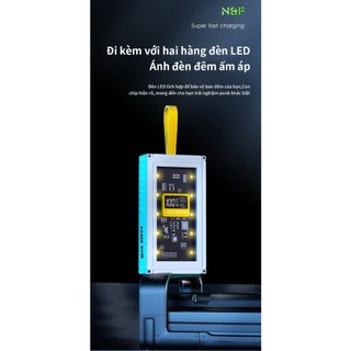 Pin Sạc dự phòng 30000mAh 4 cổng siêu nhanh Cổng sạc nhanh tổng 120W có màn hình LED hiện phần trăm TB20 EKADO
