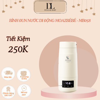 Bình đun nước pha sữa di động moaz bé bé MB-058, dung lượng pin cao