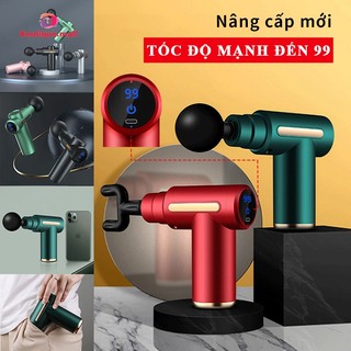 Máy Massage Cầm Tay Mini BOUTIQUE Súng Mini Masage Toàn Thân Với 6 Cấp Độ Chuyên Sâu Đa Năng Dung Lượng Pin Lớn