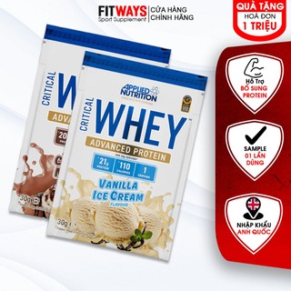 Applied Nutrition Sample Critical Whey Protein Bổ Sung Protein Hỗ Trợ Tăng Cơ (30g)