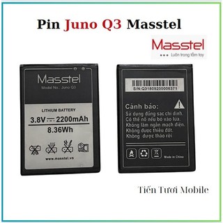 Pin Juno Q3 Masstel,dùng thay thế