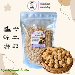 500Gr Đậu Phộng Mè Cốt Dừa_Bò Đội Nón Shop