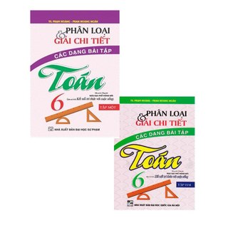 Sách - Combo Phân Loại Và Giải Chi Tiết Các Dạng Bài Tập Toán 6 (Tập 1+2) (Bám Sát SGK Kết Nối Tri Thức Với Cuộc Sống)