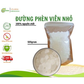 500g Đường phèn trắng viên nhỏ tiện lợi.