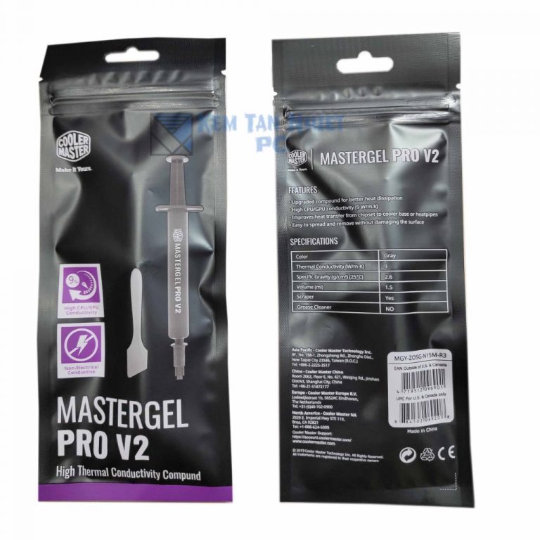Keo tản nhiệt xịn ARCTIC MX4 20g, COOLER MASTER- MASTERGEL PRO V2- NEW