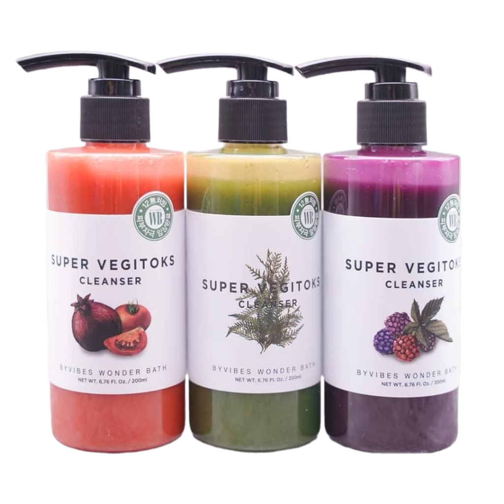 Sữa Rửa Mặt Thải Độc Rau Củ Super Vegitoks Cleanser 300ml