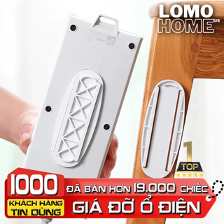 Giá đỡ ổ điện, cục phát wifi, điều khiển LOMO thông minh thiết kế dán tường độ dính siêu bền