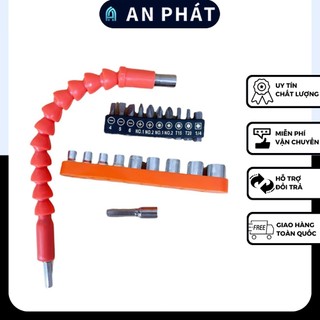Bộ phụ kiện 21 chi tiết đa năng dành cho máy khoan pin, máy siết bulong