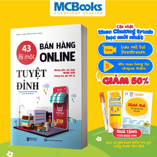 Sách - 43 Bí mật bán hàng online tuyệt đỉnh: Những điều chủ shop nghìn đơn không bao giờ tiết lộ