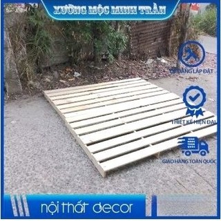 Giường Pallet Gỗ Thông Gấp Gọn Nhiều  Kích Thướt  XƯỠNG MỘC MINH TRẦN