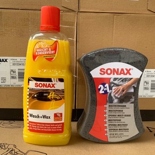 COMBO Mút rửa & Nước rửa xe - Sonax 2in1 Multi Sponge 428000