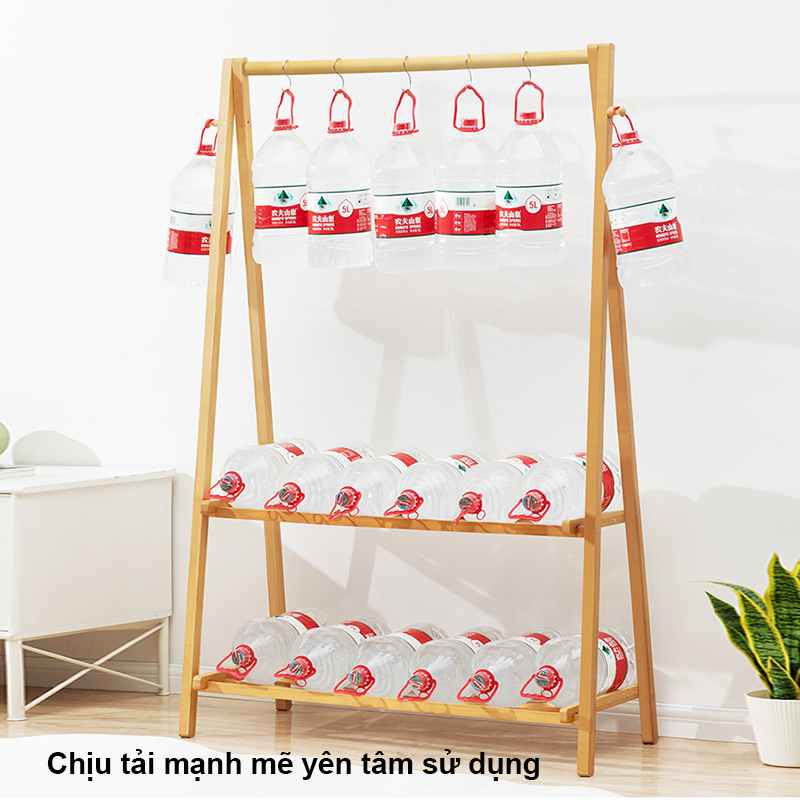 ALVIN Kệ Treo Quần Áo Có thể gập lại chất liệu gỗ thông cao cấp chắc chắn chống mối mọt | BigBuy360 - bigbuy360.vn