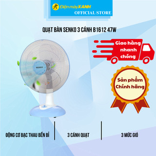 Quạt bàn Senko 3 cánh B1612 47W