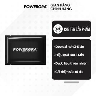 Khăn lau mini đa năng Powergra Wet Wipes - 1 cái