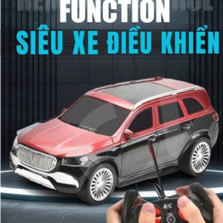 Đồ chơi xe điều khiển 4 chiều siêu ngầu cho bé kèm điều khiển, xe đua lambo có đèn chiếu bé trai