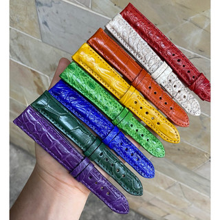 DÂY ĐỒNG HỒ DA CÁ SẤU  SIZE NỮ  Size 10> 20- CÁ SẤU GÒ VẤP